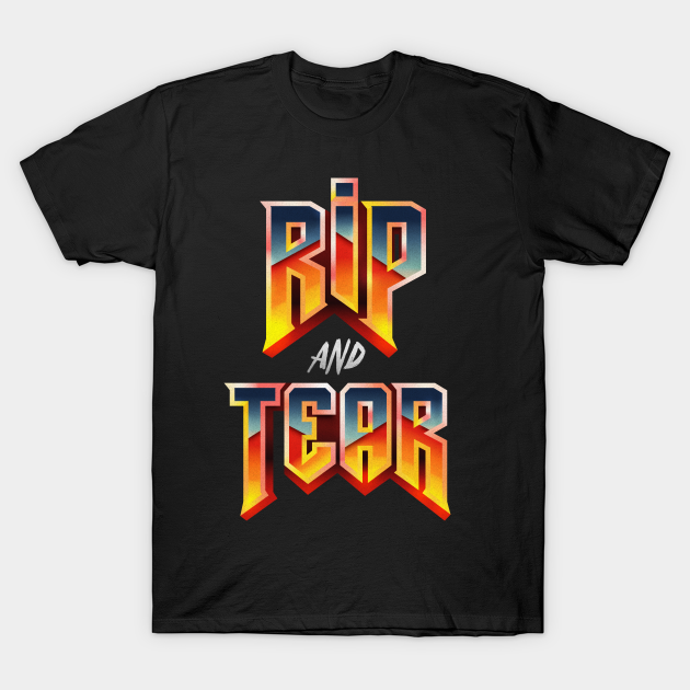 rip and tear t shirt